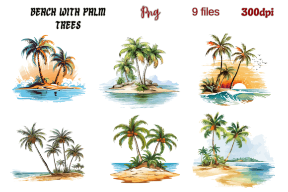 Beach with Palm Trees Sublimation: A Practical Guide for Digital Designers