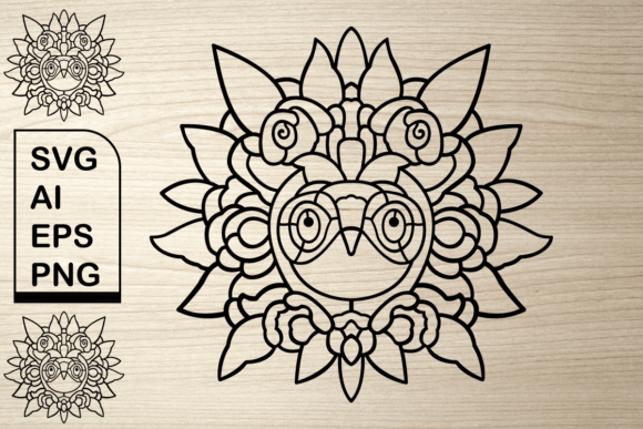 Floral Bird Outline C: A Versatile Asset for Professional Creative Workflows