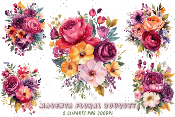 Watercolor Magenta Floral Bouquet Clipart: A Practical Review