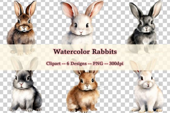 Watercolor Rabbits Clipart: A Strategic Asset for Creative Projects